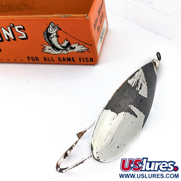   Weedless Johnson Silver Minnow, 2/5oz  fishing spoon #13466