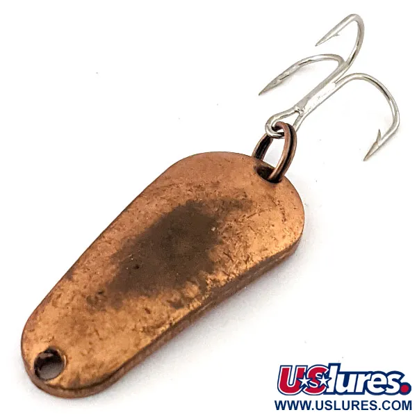 Vintage   Luhr Jensen Luhr’s wobbler , 2/5oz Copper fishing spoon #13474