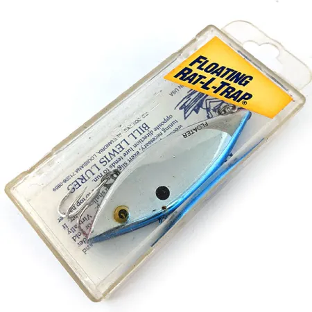 Bill Lewis Rat-L-Trap Floater RT 258, 1/3oz RT 258 Nickel Black Blue fishing lure #13475