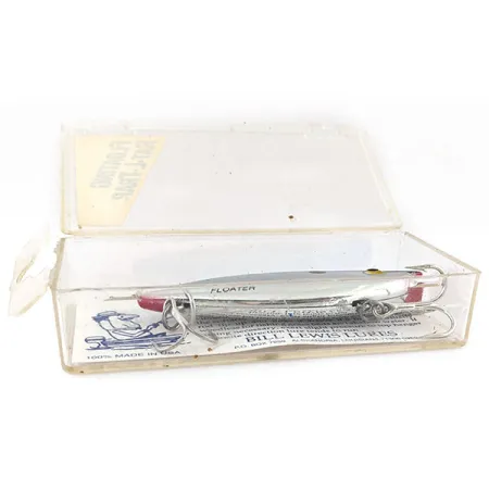 Bill Lewis Rat-L-Trap Floater RT 258, 1/3oz RT 258 Nickel Black Blue fishing lure #13475