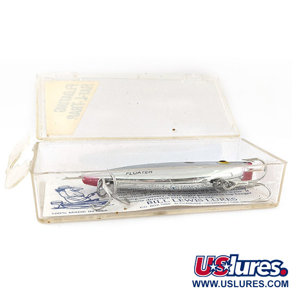   Bill Lewis Rat-L-Trap Floater RT 258, 1/3oz RT 258 Nickel Black Blue fishing lure #13475