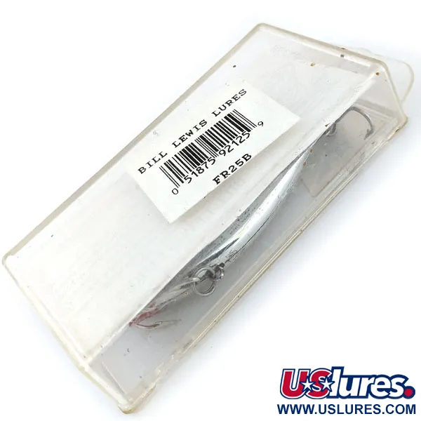 Bill Lewis Rat-L-Trap Floater RT 258, 1/3oz RT 258 Nickel Black Blue fishing lure #13475