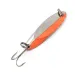 Vintage  Acme Kastmaster UV, 1/4oz Nickel / Orange fishing spoon #13482