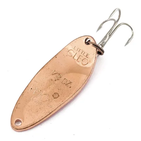 Vintage Acme Little Cleo, 1/3oz Copper / Red fishing spoon #13489