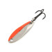 Vintage  Acme Kastmaster UV, 3/32oz Nickel / Orange fishing spoon #13490