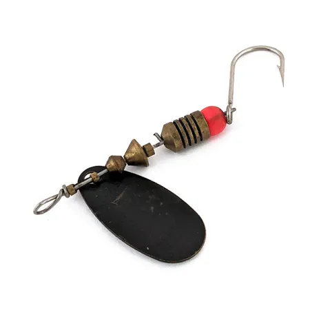 Vintage Mepps Black Fury 2, 3/16oz Black / Red spinning lure #13514
