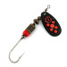 Vintage   Mepps Black Fury 2, 3/16oz Black / Red spinning lure #13514