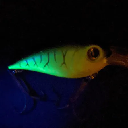 Vintage Renegade Dancing Crank, 1/3oz Fire Tiger fishing lure #13520