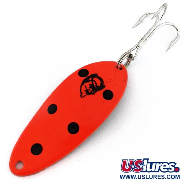 Vintage  Eppinger Dardevle Devle Dog 5300 UV, 1/3oz Red / Black / Nickel fishing spoon #13523