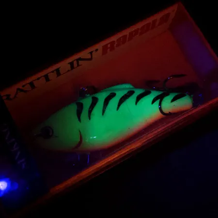 Rapala Rattl'n RAP 05 UV, 2/5oz Fire Tiger fishing lure #15792