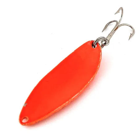 Vintage Acme Little Cleo, 2/5oz Orange fishing spoon #13539