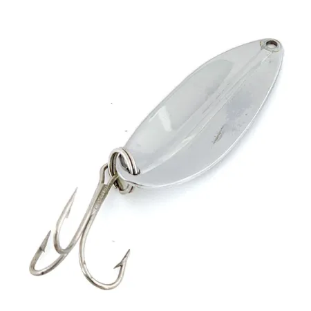 Vintage TODDCO Main liner UV, 2/5oz Nickel / Chartreuse fishing spoon #13544