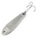 Vintage   Hopkins Shorty 75 Jig Lure, 3/4oz Hammered Nickel fishing spoon #13550