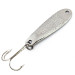 Vintage   Hopkins Shorty 75 Jig Lure, 3/4oz Hammered Nickel fishing spoon #13550