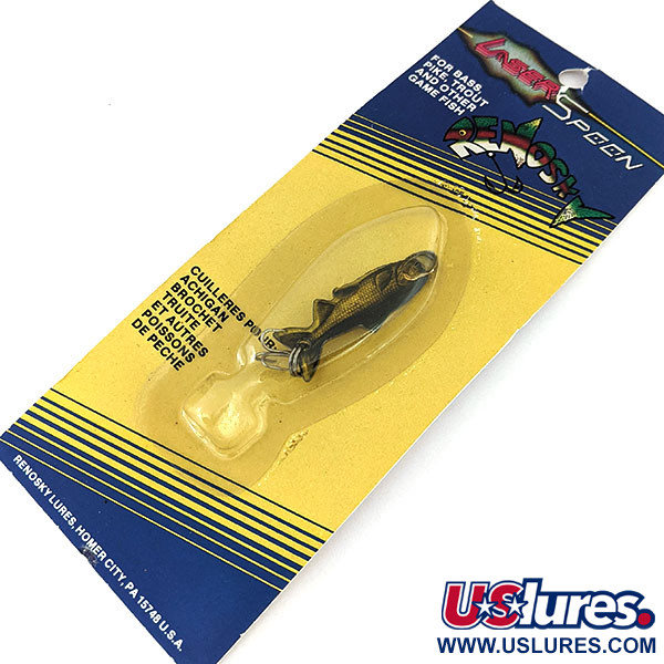  Renosky Lures Renosky Laser Spoon, 1/4oz Laser Hologram fishing spoon #13555