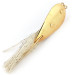 Vintage   Nemire Lures Red Ripper with rattle​, 2/5oz Gold fishing spoon #13560