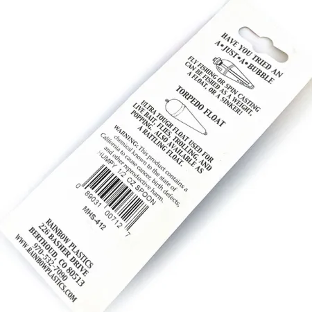 ​Rainbow Plastics Humpy Special UV, 1/2oz Fluorescent Pink Glow in UV light, Fluorescent fishing spoon #14583