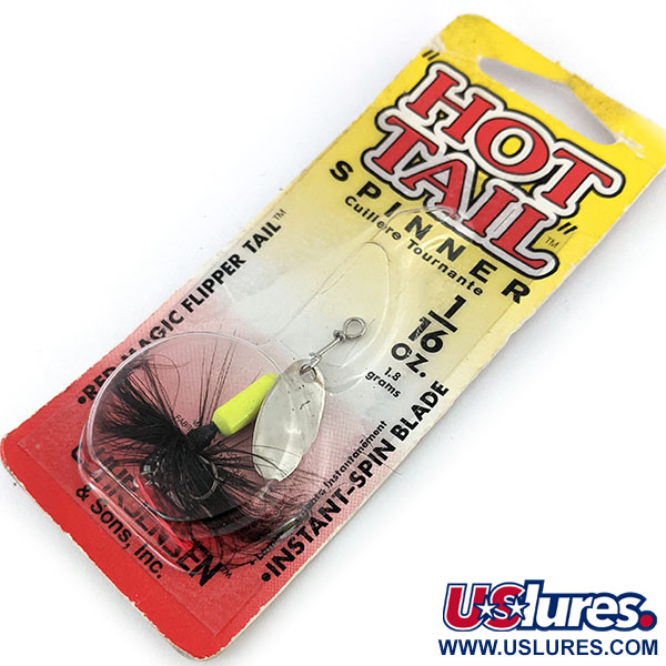   ​Luhr Jensen Hot Tail , 1/16oz Nickel / Chartreuse spinning lure #13567