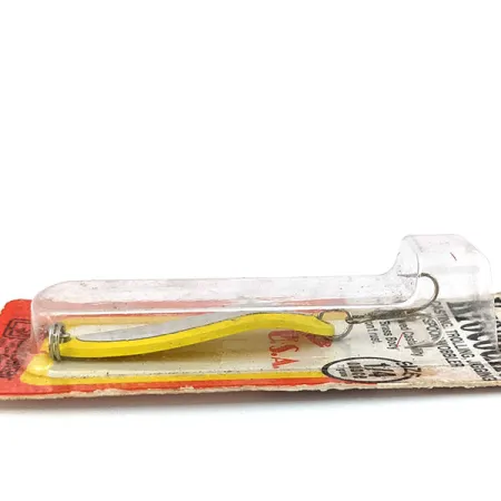 Luhr Jensen Krocodile #3, 1/3oz Yellow / Rainbow Hologram fishing spoon #13570