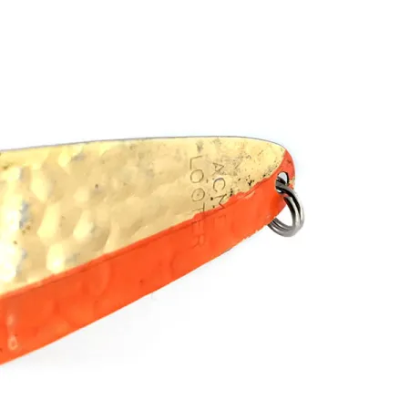 Vintage Acme Looter, 3/16oz Hammered Gold / Orange fishing spoon #13590