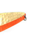 Vintage   Acme Looter, 3/16oz Hammered Gold / Orange fishing spoon #13590