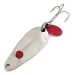 Vintage  Luhr Jensen ​Les Davis Hotrod, 2/5oz Nickel / Red fishing spoon #13592