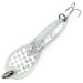 Vintage   Glen Evans Loco 4, 3/4oz White / Nickel fishing spoon #13599