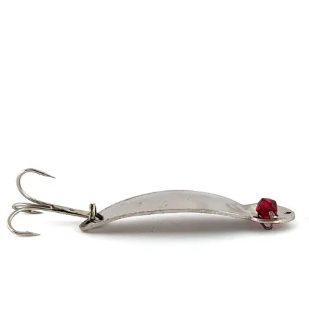 Vintage Other Popeye, 1/2oz Nickel / Red Eye fishing spoon #13606