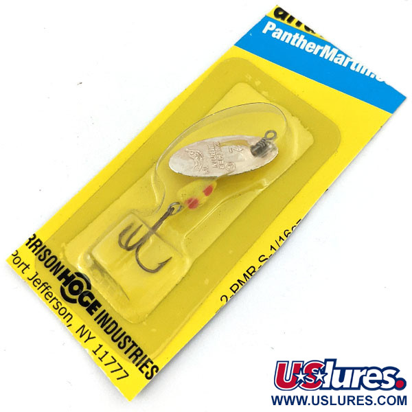   Panther Martin 2, 3/32oz Nickel / Yellow spinning lure #13623