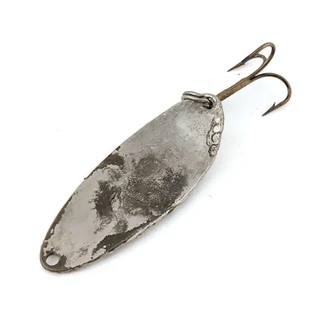 Vintage Acme Little Cleo bubbles , 1/3oz Nickel fishing spoon #13634