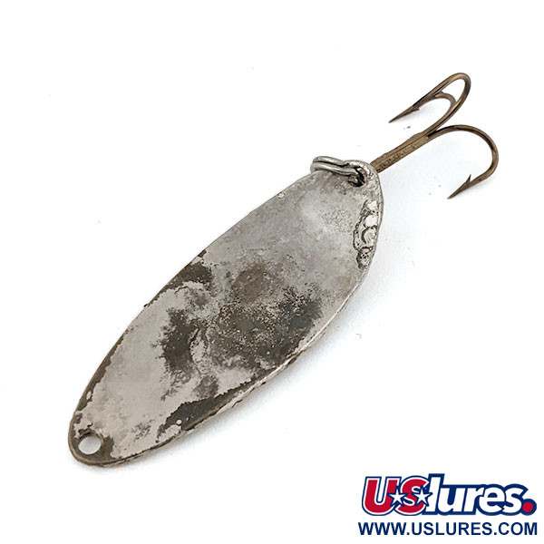 Vintage   Acme Little Cleo bubbles , 1/3oz Nickel fishing spoon #13634