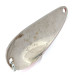 Vintage  Worth Chippewa Steel Spoon, 1/3oz Nickel / Red fishing spoon #13635