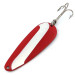 Vintage  Acme Wonderlure, 2/5oz Red / White / Nickel fishing spoon #13639