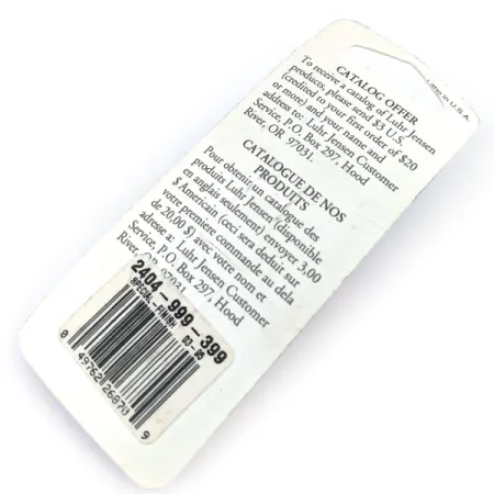 Luhr Jensen Cherry Bobber, 2/5oz Gold / Silver spinning lure #13652