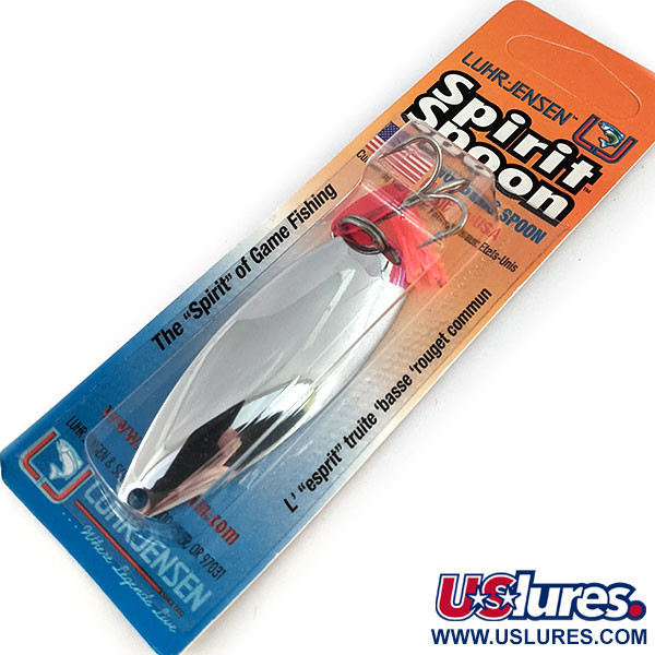   Luhr Jensen Spirit Spoon, 3/4oz Nickel fishing spoon #13656