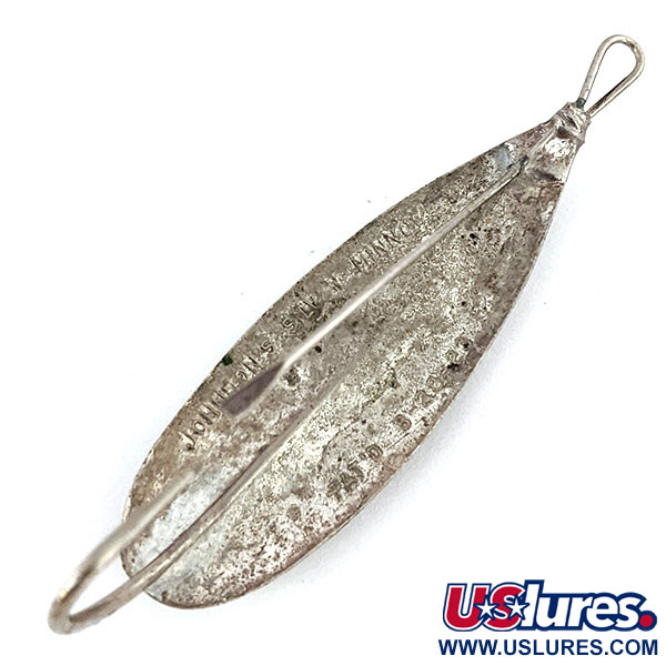Vintage   Weedless Johnson Silver Minnow, 1/3oz Silver fishing spoon #13676