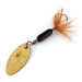 Vintage  Yakima Bait ​Worden’s Original Rooster Tail, 3/32oz Gold / Brown spinning lure #13709