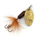 Vintage  Yakima Bait ​Worden’s Original Rooster Tail, 3/32oz Gold / Brown spinning lure #13709