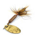 Vintage  Yakima Bait ​Worden’s Original Rooster Tail, 1/8oz Brass / Brown spinning lure #13711