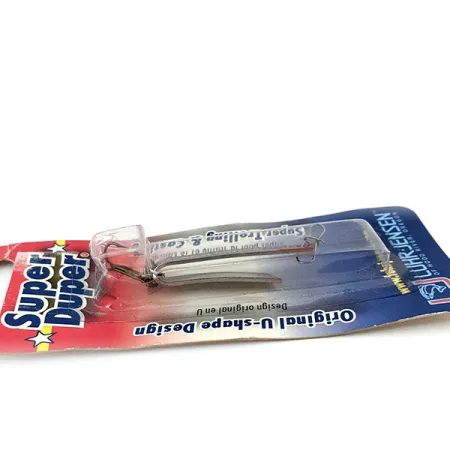 Luhr Jensen Super-Duper 503, 1/8oz Nickel / Red fishing spoon #13722