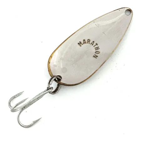Vintage Marathon  Marathon, 1/4oz Nickel fishing spoon #13724