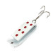 Vintage   ​Jake's Lures Lil Jake , 1/3oz White / Red fishing spoon #13729