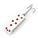 Vintage   ​Jake's Lures Lil Jake , 1/3oz White / Red fishing spoon #13729