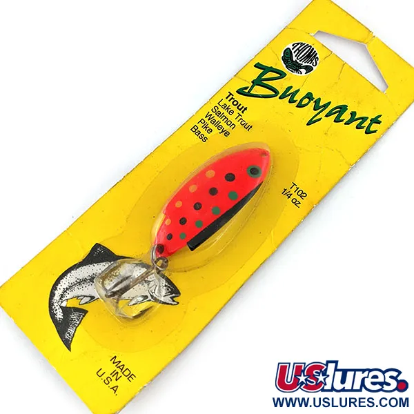   Thomas Buoyant , 1/4oz Red fishing spoon #13735