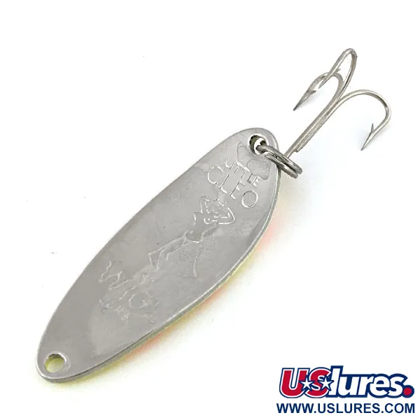  Seneca Little Cleo (Hula Girl) UV, 1/3oz Yellow / Red / Nickel fishing spoon #13758