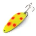  Seneca Little Cleo (Hula Girl) UV, 1/3oz Yellow / Red / Nickel fishing spoon #13758