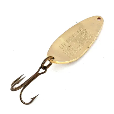 Vintage Little Cleo Seneca, 1/4oz Gold fishing spoon #13767