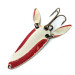 Vintage  Marathon Bait Company Marathon (with sonic blades), 1/4oz Red / White fishing spoon #13782