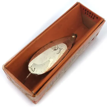 Weedless Johnson Silver Minnow , 2/5oz Silver fishing spoon #13787