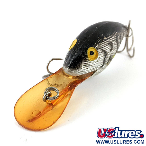 Vintage   Rebel Deep Wee R, 1/3oz Silver fishing lure #13788